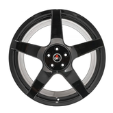 FIVE Spoke Gloss Black 19x10 & 19x11 (Staggered) Wheel Set for Mustang 2005-23 & 2024+ | Project 6GR